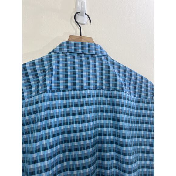 Robert Graham Check Plaid Resort Retro Classic Shirt L Flip Cuff Preppy Vacay - Picture 11 of 14